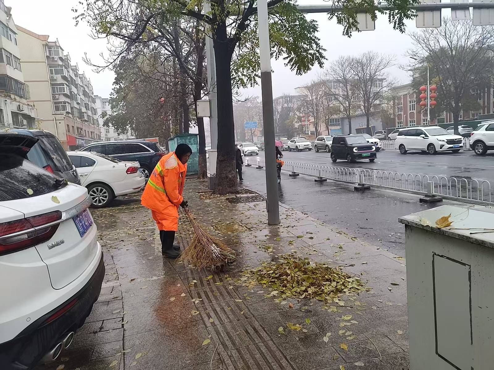 雨NG体育官网app下载后的守护：顺安环卫公司精细化保洁之路(图4)